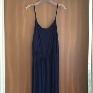 Navy blue Gap maxi dress